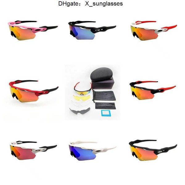 Gafas deportivas para ciclismo al aire libre, gafas de sol con lentes polarizadas UV400, gafas para bicicleta MTB, hombre y mujer, gafas para montar en sol con estuche NKSV