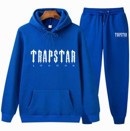 Sport Fashion Men's Tracksuit Trapstar Fashion Hoodie Sportswear Men Kleding Jogging Casual Mens Running Sport Suits Designer Pant 30ess