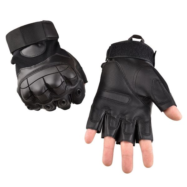 Sports fitness hommes cyclisme en plein air ventilateurs militaires gants anti-dérapant anti-slash résistant à l'usure combat tactique demi-doigt gant