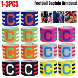 Sporthandschoenen 1 3PCS Professionele voetbalarmband Nylon Verstelbare voetbalarmband Leider Match Captain 231017