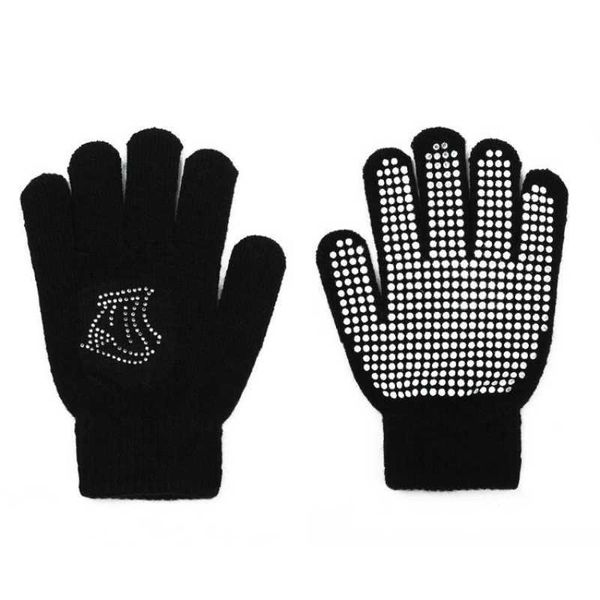 Gants de sport 1 paire enfants gants en caoutchouc antidérapants hiver chauds gants extensibles garçons filles sport ski cyclisme pêche gants en maille coulissante P230512