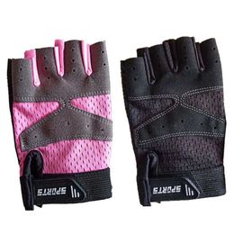 Gants de sport 1 paire de gants de cyclisme enfants gants demi-doigts sport gym gants de protection antidérapants pour enfants en plein air P230512