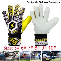 Gants de sport 1 paire de gants de gardien de but pour enfants Football professionnel spécialement épaissi pour une protection complète des doigts adolescents 231122