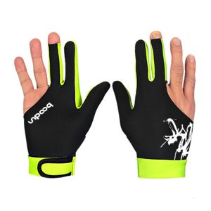 Gants de sport 1 Pcs Billard Gant de billard à trois doigts pour hommes femmes Convient aux accessoires de table à gauche et à droite 230612