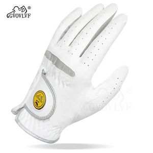 Gants de sport 1 pièce ou 1 paire hommes gants de golf micro-tissu doux respirer un ajustement confortable avec un marqueur magnétique remplaçable pour les golfeurs Q240525