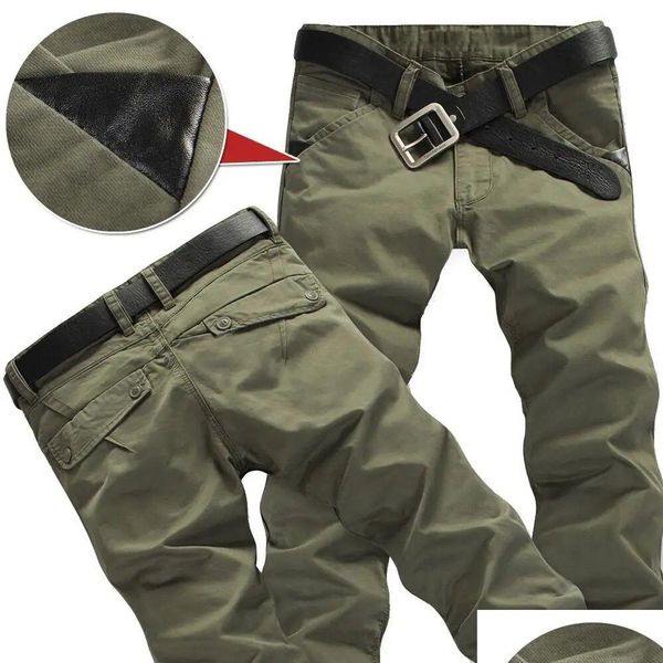 Gants de sport 100% coton pantalons décontractés hommes coulant un pantalon sportif sportif travail de haute qualité armée pantalon militaire vert drop délivre OTSPN