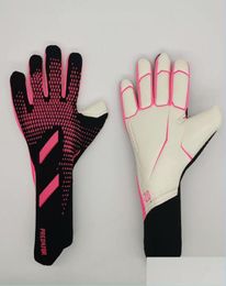 Sporthandschoenen 2022 Nieuwe keeper handschoenen handschoenen vingerbescherming professionele mannen voetbal ADT's kinderen dikkere keeper voetbalhandschoenen druppel DE9410225