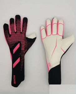 Gants de sport 2022 Nouveaux gants de gardien de but Protection des doigts Professionnel Hommes Football Adts Enfants Plus épais Gardien de but Gant de football Drop De6551515