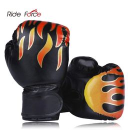 Gants De sport 6OZ enfants PU Kick Boxing poinçonnage karaté Muay Thai Guantes De Boxeo combat gratuit MMA Sanda équipement d'entraînement 221205