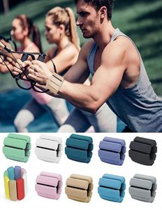 Guantes deportivos Muñequeras ponderadas ajustables Pierna Tobillo Pesas para hombres Mujeres Fitness Muñequera Pie Caminar Correr Pulsera Muñeca 6350118