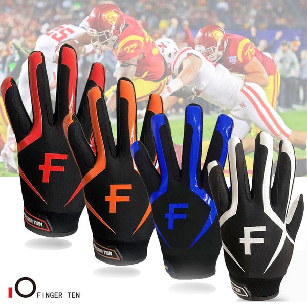 Gants de sport Football américain Rugby Récepteur Jeunesse Adulte Hommes Grip pour Enfants Durable Respirant Flexible Goutte 230704