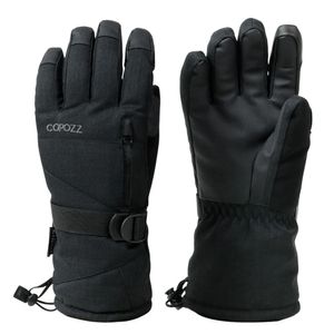 Gants de sport COPOZZ Gants de ski Gants imperméables avec fonction écran tactile Gants de snowboard thermiques Gants de neige chauds pour moto Hommes Femmes 231206