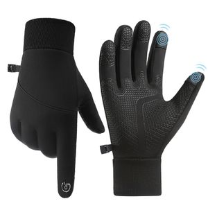 Sporthandschoenen Crazy Shark Winter Thermal Cycling Gloves for Men Women Touchscreen Winddichte waterdichte waterdichte wandelklims Ski Outdoor Sports 230414