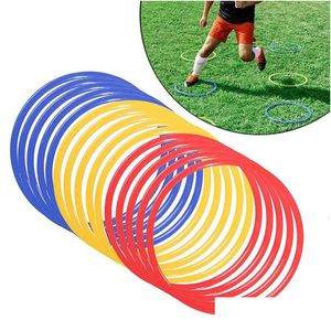 Sporthandschoenen Duurzaam Agility Training Ringen Draagbare 5/12 Stuks Voetbal Snelheid Sport Futbol Apparatuur Drop Delivery Dhr1T