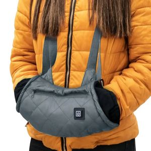 Gants de sport Chauffage électrique silencieux à main chaud temps froid gants chauds sac de taille utilisé pour la pêche d'hiver chasse ski et escalade 231023