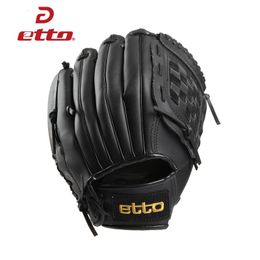 Gants de sport Etto haute qualité en cuir Pu gant de Baseball main gauche 11.512.5 pouces Baseball Softball gants d'entraînement Guantes Beisbol HOB008Z 231109