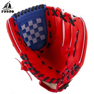 Guantes deportivos FDBRO 1pcs Equipo de béisbol Guante de béisbol PU Guante de béisbol engrosado Niños Jóvenes Softbol cerrado Guantes de softbol al sol 220924