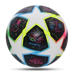 Gants de sport Ballons de football Taille officielle 5 Haute qualité Soft PU Machine cousue en plein air Football Match Team Futbol 231202