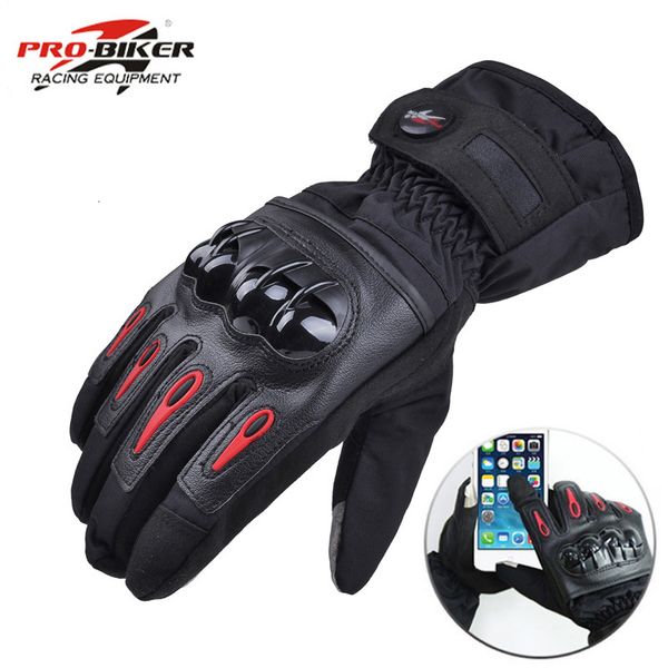 Gants de sport navire gratuit de moto Racing étanche à vent en hiver en cuir chaud à vélo de cuir chaud guantes guantes luvas moteur gant 230811