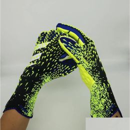 Guantes deportivos Guantes de portero Profesional Fútbol para hombre Adt Niños Espesados Entrega de gotas Deportes al aire libre Atlético Accs al aire libre DHDHHU