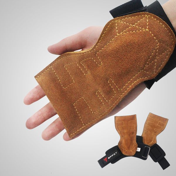 Gants de sport Gym Gants d'entraînement Fitness Cuir Palm Grip Anti-Skid Hand Grip Crossfit Haltère Haltérophilie Palm Protector 230504