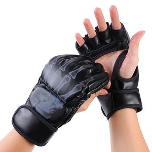 Gants de sport Demi-doigts Gants de combat MMA Confortable Facile à utiliser Gants de boxe respirants et durables pour hommes 230625