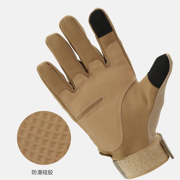 Gants de sport dur Knuckle cuir tactique militaire écran tactile doigt complet sans doigts conduite moto armée hiver cyclisme mitaines