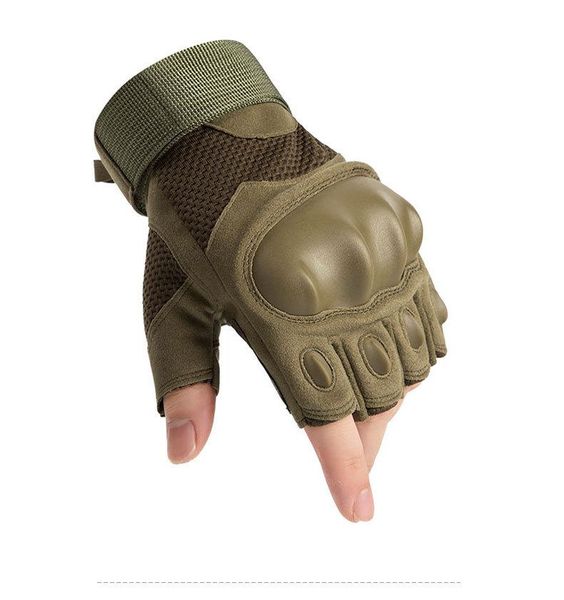 Guantes deportivos para hombres sin dedos tácticos protección al aire libre militar Multicam ciclismo escalada para hombres y mujeres