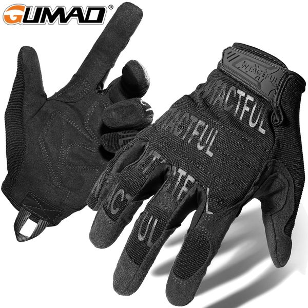 Gants de sport Hommes Gants Tactiques Antichoc Camo Airsoft Plein Doigt Gant Militaire Randonnée Mitaines Vélo Cyclisme Tir Vélo Conduite Gym 230715