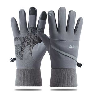 Gants de sport hommes hiver étanche cyclisme course en plein air moto ski écran tactile polaire antidérapant chaud doigts complets 230821