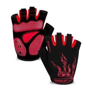 Sports Gloves Mens Cycling Half Finger Biking Road Bicycle Gel Pad ShockAbsorbing AntiSlip Breathable MTB Women 230615