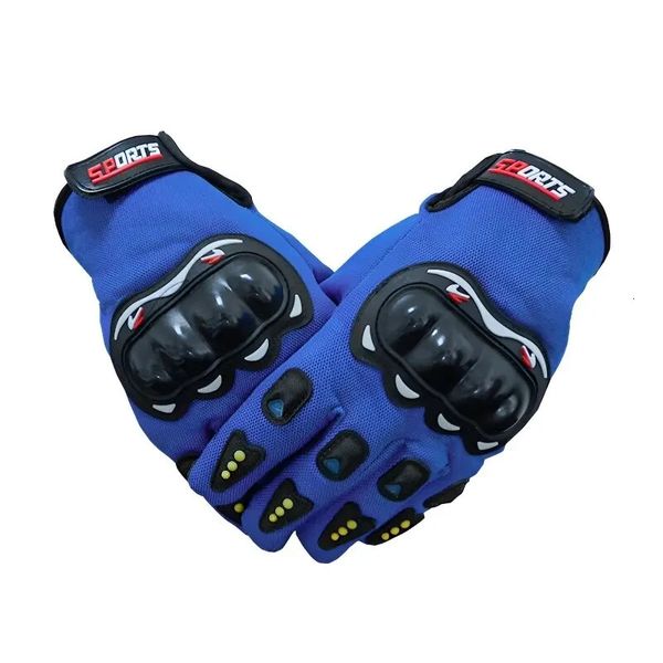 Gants de sport moto respirant doigt complet course coque dure Protection extérieure équitation Cross Dirt Bike 231012