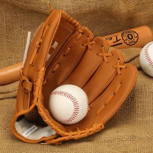 Sports Gloves Outdoor Sport Baseball Glove PU Leather Batting Gloves Softball Practice Equipment Baseball Training Competition Glove For Kids 231206