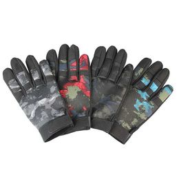 Gants de sport gants de camping sportives extérieurs gants de randonnée respirant pour la chasse à cyclisme gants tactiques camo armée Q240525