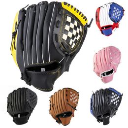 Gants de sport sports extérieurs jeunes pour adultes d'entraînement à gauche pour les gants de baseball de softball accessoires sportifs en plein air 220924