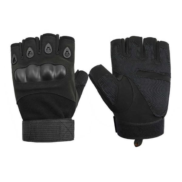 Guantes deportivos Guantes tácticos al aire libre Airsoft Guantes deportivos Medio dedo Militar Hombres Guantes de combate Transpirable Tiro Caza Ciclismo Guantes P230511