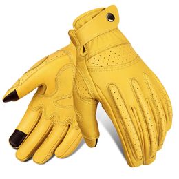 Gants de sport OZERO rétro moto écran tactile motocycliste doigt complet respirant antidérapant Motocross équitation 230822