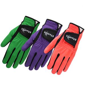 Gants de sport Pack 1 Pcs Hommes Gant De Golf Main Gauche 3D Mesh Antidérapant Micro Fibre Vert Orange Violet Hommes Marque Efunist 230627