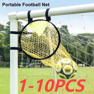 Sports Gloves Portable Football Net Foldable Soccer Target Goal for Shooting Accuracy Training Quarterbacks Practice 231202