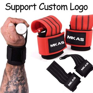 Sporthandschuhe Power Lifting Straps Gewichtheben Gym Handschuhe Deadlift Wrist Straps Hand Palm Assist Gear für Klimmzugstange Langhantel Hantel Zug 230516