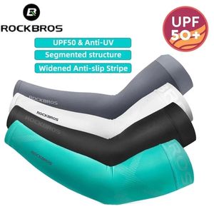 Sporthandschoenen rockbros arm mouw ademende snel droge UV -bescherming fietsen sport ijs stof zonnebrandcrème slijtage 230413