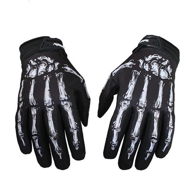 Gants de sport Crâne Vélo Fantôme Griffe Squelette Doigt Complet Vélo Vélo Moto Randonnée Hiver Hommes Femmes Guantes Luvas 230821