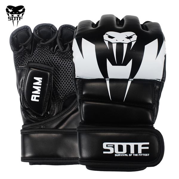 Gants de sport SOTF Adultes MMA Serpent venimeux Multicolore Gants de boxe Tiger Muay Thai muay thai gant de combat de boxe Sanda pads box 230505