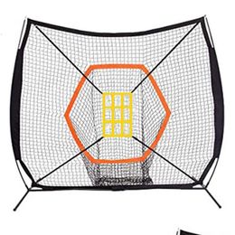 Sporthandschoenen sporthandschoenen oefenen net net honkbal softbal softball slaan pitching backstop snapparaat training hulpmiddelen goederen nylon 230421 dro dh8bn