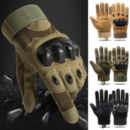 Sporthandschoenen Tactische handschoenen Volledige vinger touchscreen Motor Fietsen Wanten Skihandschoenen Buiten Airsoft Klimmen Rijden Legergevechtshandschoenen 230922