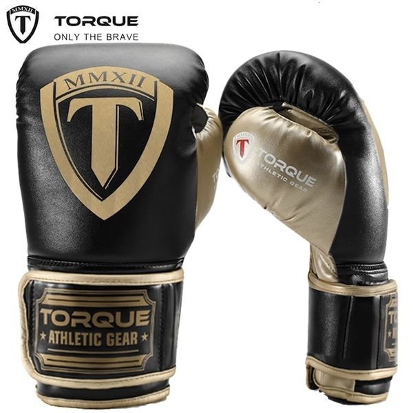 Gants de sport TORQUE Hommes Femmes 8 10 12 14 16oz Boxe PU Cuir Tiger Muay Thai MMA Profession Kickboxing Adultes Sandbag Formation 231122