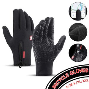 Gants de sport Écran tactile hiver thermique chaud cyclisme gants de vélo 2xl xxl extérieur ski vélo camping randonnée gants de moto doigt plein P230512