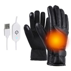 Gants de sport Gants chauds USB imperméables hiver gants chauds électriques gants chauds pour les mains hiver gants chauds en plein air pêche cyclisme 231023