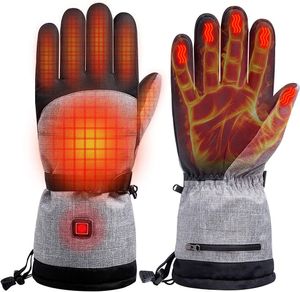 Gants de sport Hiver Chauffage Chaud Vélo VTT Hommes Moto Vélo Chauffé Électrique Thermique Étanche Snowboard Ski Gant 230821