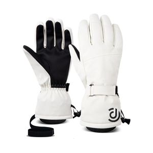 Gants de sport hiver hommes femmes gants de Ski coupe-vent chaud imperméable écran tactile polaire antidérapant Snowboard motoneige cyclisme gants de ski 230907